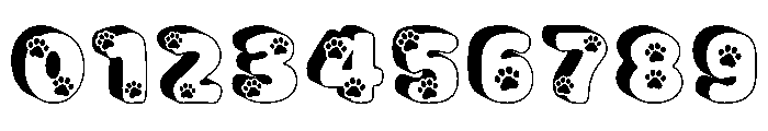 Pawfect Print Font OTHER CHARS