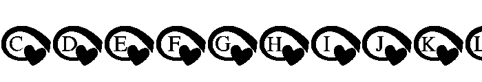 Pawfinity Font UPPERCASE