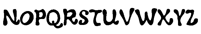 Pawo Regular Font UPPERCASE