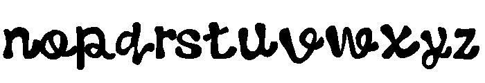 Pawo Regular Font LOWERCASE