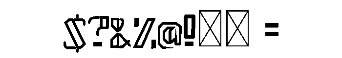 Paxnat Font OTHER CHARS