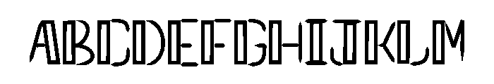 Paxnat Font UPPERCASE