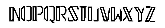 Paxnat Font UPPERCASE
