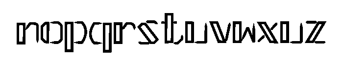 Paxnat Font LOWERCASE