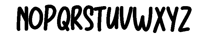 Payung Hujan Font UPPERCASE
