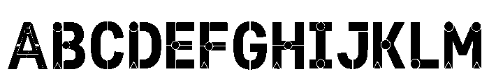 Paz Regular Font UPPERCASE