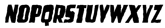 paperonias  Oblique Font LOWERCASE