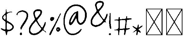 PACIFICO Regular otf (400) Font OTHER CHARS