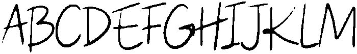 PACIFICO Regular otf (400) Font UPPERCASE