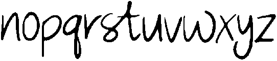 PACIFICO Regular otf (400) Font LOWERCASE
