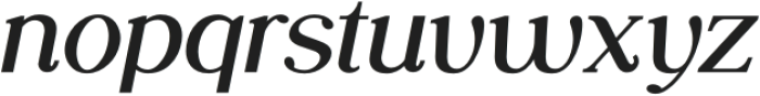 PALATINESSERIF Bold Italic otf (700) Font LOWERCASE