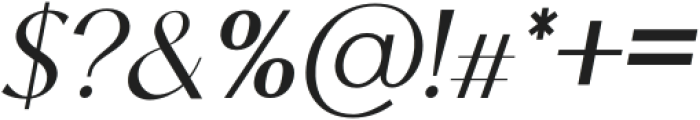 PALATINESSERIF Italic otf (400) Font OTHER CHARS