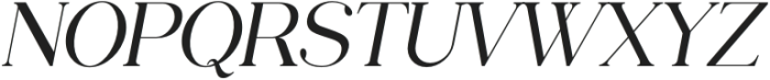 PALATINESSERIF Italic otf (400) Font UPPERCASE