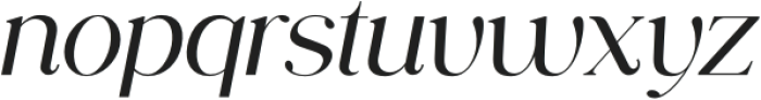 PALATINESSERIF Italic otf (400) Font LOWERCASE