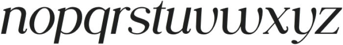 PALATINESSERIF Medium Italic otf (500) Font LOWERCASE