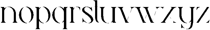 PALOMA Regular otf (400) Font LOWERCASE