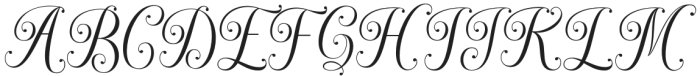 PANGOLIERY-Regular otf (400) Font UPPERCASE