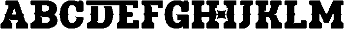 PARADISE REGULAR otf (400) Font UPPERCASE