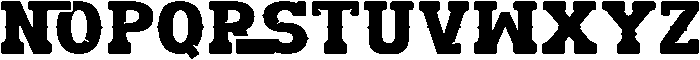 PARADISE REGULAR otf (400) Font UPPERCASE