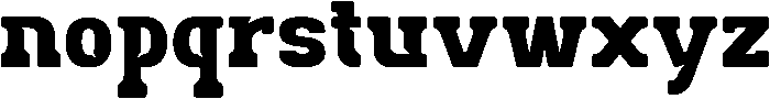 PARADISE REGULAR otf (400) Font LOWERCASE