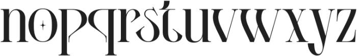 PARANOID CHARACTER REGULAR otf (400) Font LOWERCASE