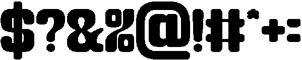 PARTY HEART Bold otf (700) Font OTHER CHARS