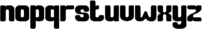 PARTY HEART Bold otf (700) Font LOWERCASE