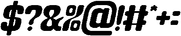 PARTY HEART Italic otf (400) Font OTHER CHARS