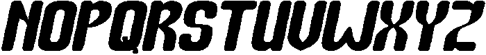 PARTY HEART Italic otf (400) Font UPPERCASE