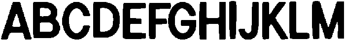 Paboko ttf (400) Font UPPERCASE