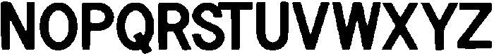 Paboko ttf (400) Font UPPERCASE