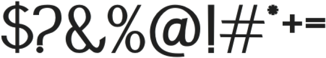 Pabriqa Bold otf (700) Font OTHER CHARS