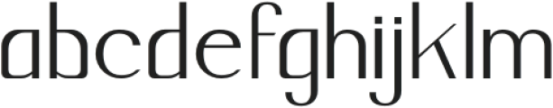 Pabriqa Regular otf (400) Font LOWERCASE