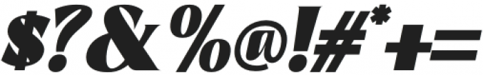 Pacho-BlackItalic otf (900) Font OTHER CHARS