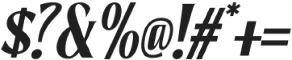 Pacho-Italic otf (400) Font OTHER CHARS