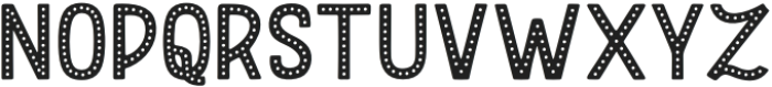 PacificCoastHighway Dots otf (400) Font UPPERCASE