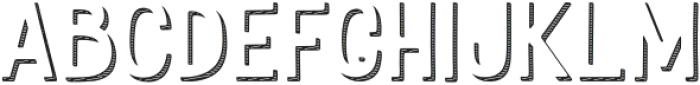 PacificCoastHighway EngravedShadowSolid otf (400) Font UPPERCASE