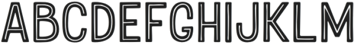 PacificCoastHighway Inline otf (400) Font UPPERCASE