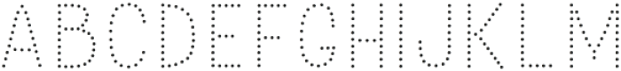 PacificCoastHighway JustDots otf (400) Font UPPERCASE
