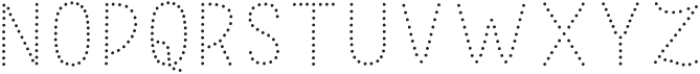 PacificCoastHighway JustDots otf (400) Font LOWERCASE