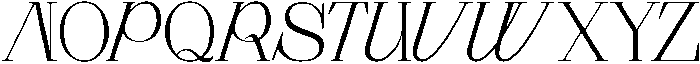 Padeline Regular otf (400) Font UPPERCASE