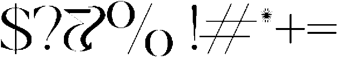 Pagoda-Thin otf (100) Font OTHER CHARS
