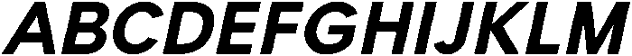 Painite Bold Italic otf (700) Font UPPERCASE