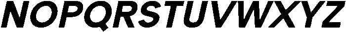 Painite Bold Italic otf (700) Font UPPERCASE