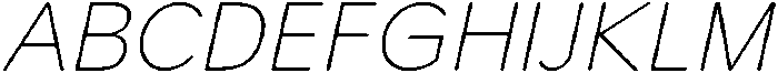 Painite ExtraLight Italic otf (200) Font UPPERCASE