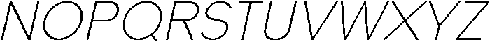 Painite ExtraLight Italic otf (200) Font UPPERCASE