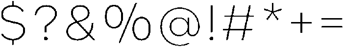 Painite ExtraLight otf (200) Font OTHER CHARS
