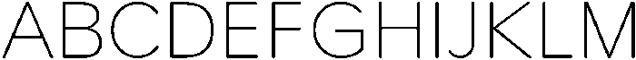 Painite ExtraLight otf (200) Font UPPERCASE