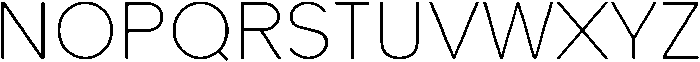 Painite ExtraLight otf (200) Font UPPERCASE