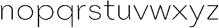 Painite ExtraLight otf (200) Font LOWERCASE